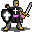 MY Knights Templar 2 Black and White Shield with black coat.png